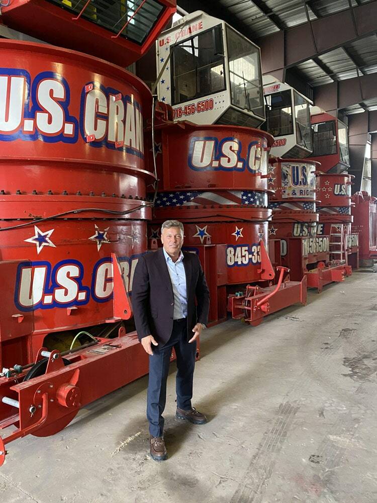 Tom Auringer CEO US Crane & Rigging
